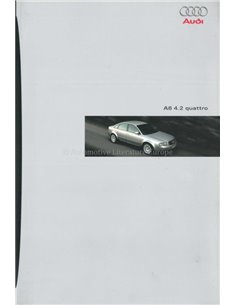 1999 AUDI A6 QUATTRO PROSPEKT NIEDERLÄNDISCH