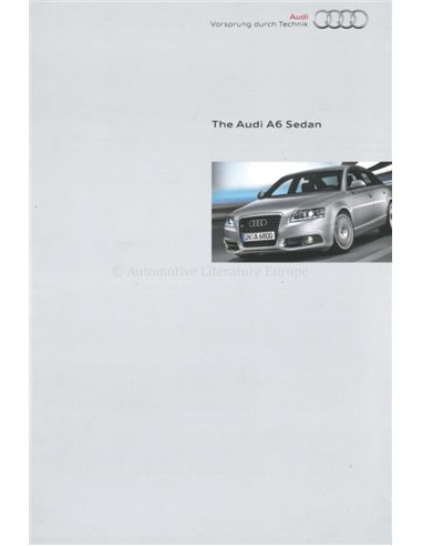 2011 AUDI A6 BROCHURE ENGELS (AU)