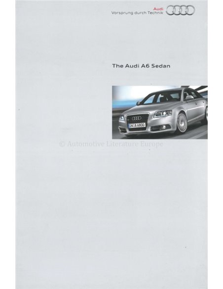 2011 AUDI A6 BROCHURE ENGELS (AU)