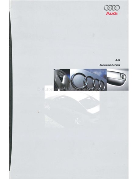 1998 AUDI A6 ACCESSOIRES BROCHURE DUTCH