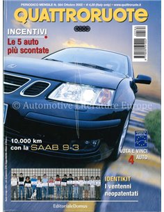 2001 QUATTRORUOTE MAGAZINE 564 ITALIAANS