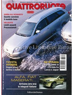 2003 QUATTRORUOTE MAGAZINE 570 ITALIAANS