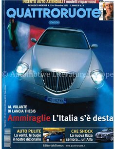 2001 QUATTRORUOTE MAGAZINE 554 ITALIAANS