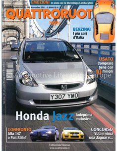 2001 QUATTRORUOTE MAGAZINE 553 ITALIAN