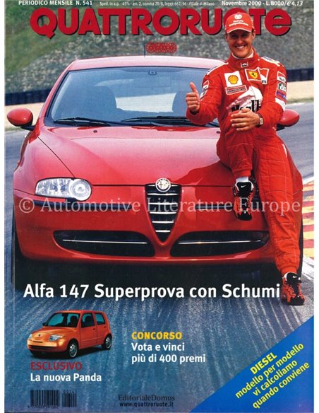 2000 QUATTRORUOTE MAGAZINE 541 ITALIAN