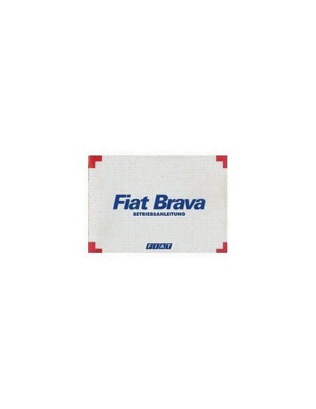1996 FIAT BRAVA INSTRUCTIEBOEKJE DUITS