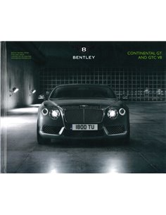 2013 BENTLEY CONTINENTAL GT & GTC V8 HARDCOVER BROCHURE ENGLISH