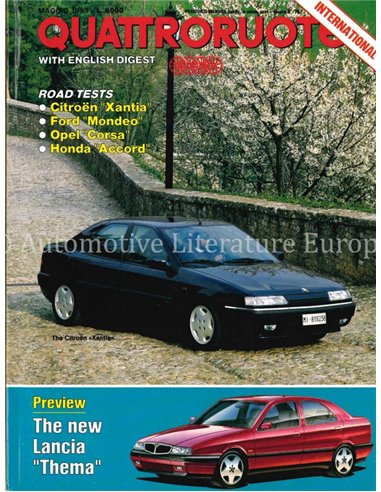 1993 QUATTRORUOTE MAGAZINE 451 ITALIAN