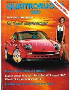 1992 QUATTRORUOTE MAGAZIN 439 ITALIENISCH