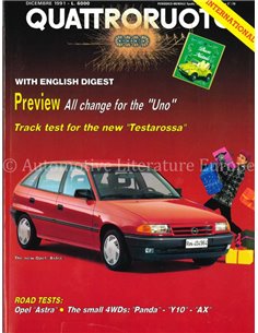 1992 QUATTRORUOTE MAGAZINE 434 ITALIAANS