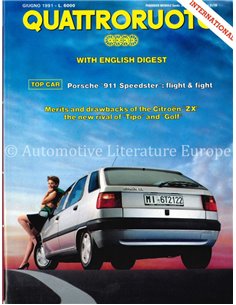 1992 QUATTRORUOTE MAGAZINE 428 ITALIAANS