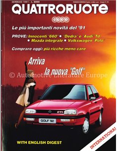 1992 QUATTRORUOTE MAGAZIN 423 ITALIENISCH