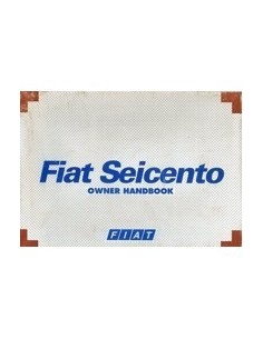 2001 FIAT SEICENTO INSTRUCTIEBOEKJE ENGELS