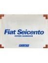 2001 FIAT SEICENTO INSTRUCTIEBOEKJE ENGELS
