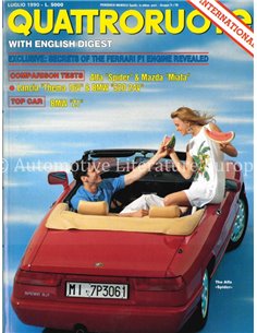 1990 QUATTRORUOTE MAGAZIN 417 ITALIENISCH
