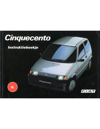 1995 FIAT CINQUECENTO INSTRUCTIEBOEKJE NEDERLANDS