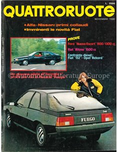 1980 QUATTRORUOTE MAGAZIN 301 ITALIENISCH