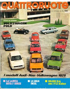 1975 QUATTRORUOTE MAGAZINE 238 ITALIAN