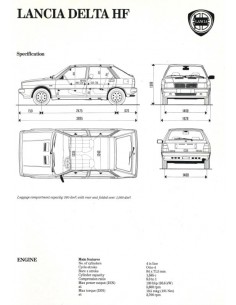 1985 LANCIA DELTA HF PRESSKIT ENGLISH 2