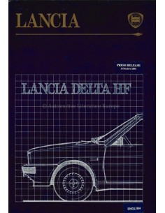 1985 LANCIA DELTA HF PRESSKIT ENGLISH