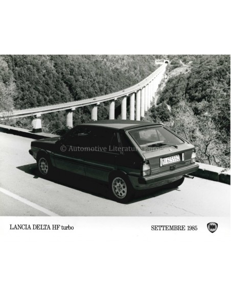 1985 LANCIA DELTA HF PRESSEMAPPE ENGLISCH