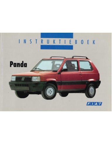 1989 FIAT PANDA INSTRUCTIEBOEKJE...