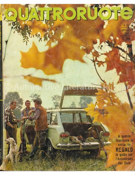 1964 QUATTRORUOTE MAGAZINE 10 ITALIAANS