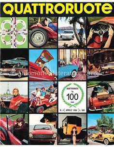 1964 QUATTRORUOTE MAGAZIN 100 ITALIENISCH