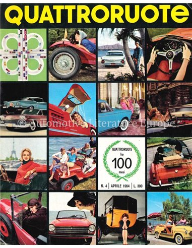1964 QUATTRORUOTE MAGAZIN 100 ITALIENISCH