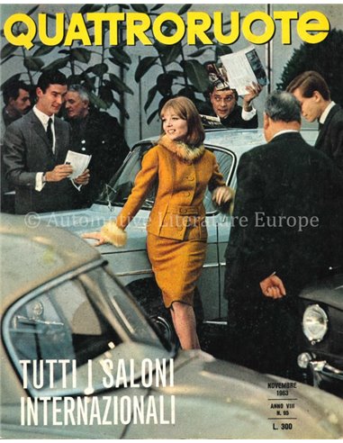 1963 QUATTRORUOTE MAGAZIN 95 ITALIENISCH