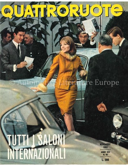 1963 QUATTRORUOTE MAGAZINE 95 ITALIAN