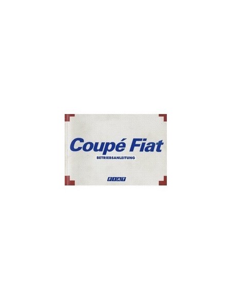 1995 FIAT COUPE INSTRUCTIEBOEKJE DUITS