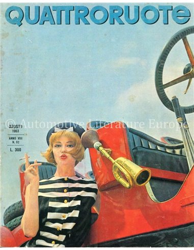 1963 QUATTRORUOTE MAGAZINE 92 ITALIAANS