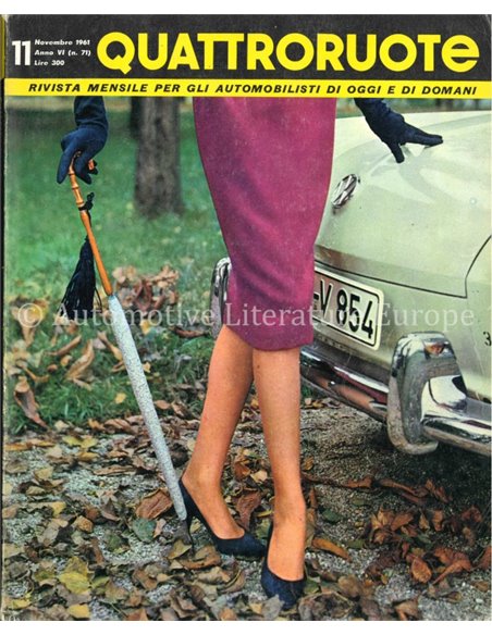 1961 QUATTRORUOTE MAGAZINE 71 ITALIAANS
