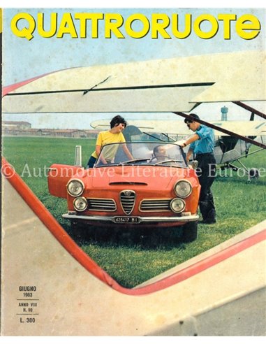 1963 QUATTRORUOTE MAGAZINE 90 ITALIAN