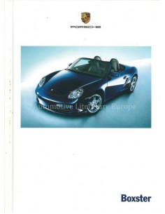 2006 PORSCHE BOXSTER HARDBACK BROCHURE ENGLISH