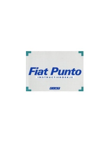 1994 FIAT PUNTO INSTRUCTIEBOEKJE NEDERLANDS