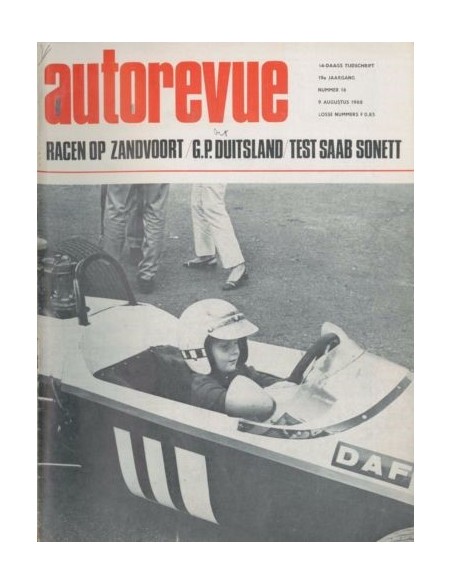1968 AUTO REVUE MAGAZIN 13 NIEDERLÄNDISCH