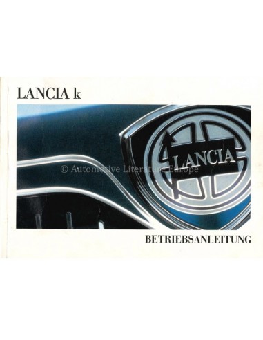 1997 LANCIA KAPPA OWNERS MANUAL GERMAN
