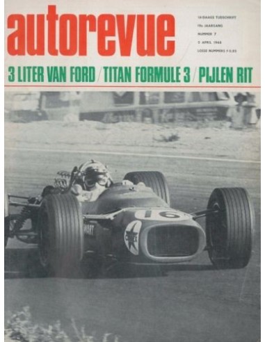 1968 AUTO REVUE MAGAZINE 7 NEDERLANDS