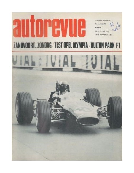 1968 AUTO REVUE MAGAZINE 17 DUTCH