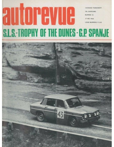 1968 AUTO REVUE MAGAZINE 10 NEDERLANDS