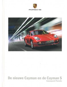 2007 PORSCHE CAYMAN HARDCOVER BROCHURE NEDERLANDS