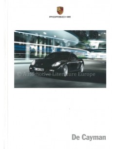 2012 PORSCHE CAYMAN S HARDCOVER PROSPEKT NIEDERLÄNDISCH