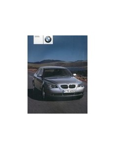 2003 BMW 5 SERIE INSTRUCTIEBOEKJE NEDERLANDS