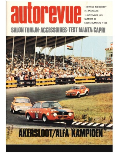 1970 AUTO REVUE MAGAZINE 23...