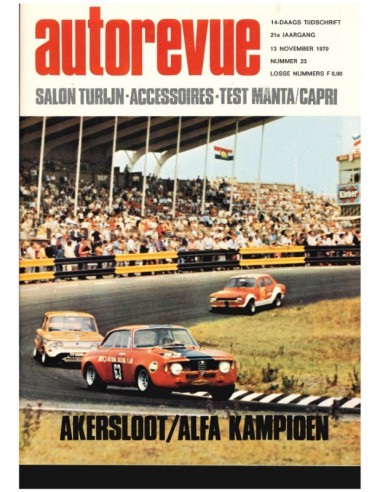1970 AUTO REVUE MAGAZINE 23...