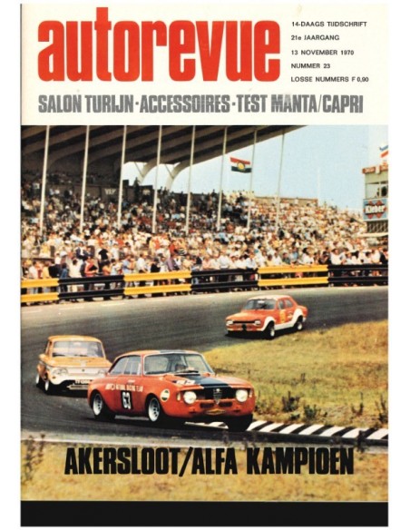 1970 AUTO REVUE MAGAZINE 23 NEDERLANDS