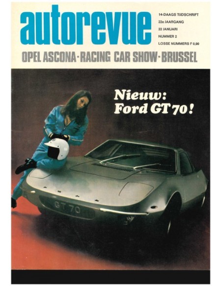 1971 AUTO REVUE MAGAZINE 2 NEDERLANDS