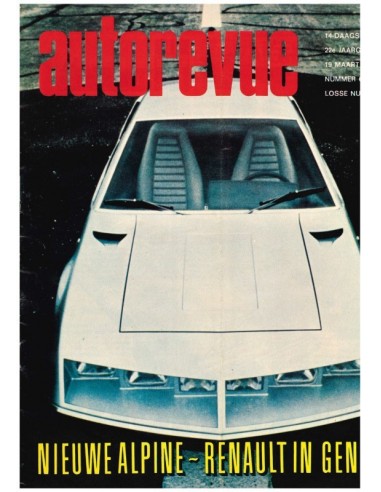 1971 AUTO REVUE MAGAZINE 6 NEDERLANDS
